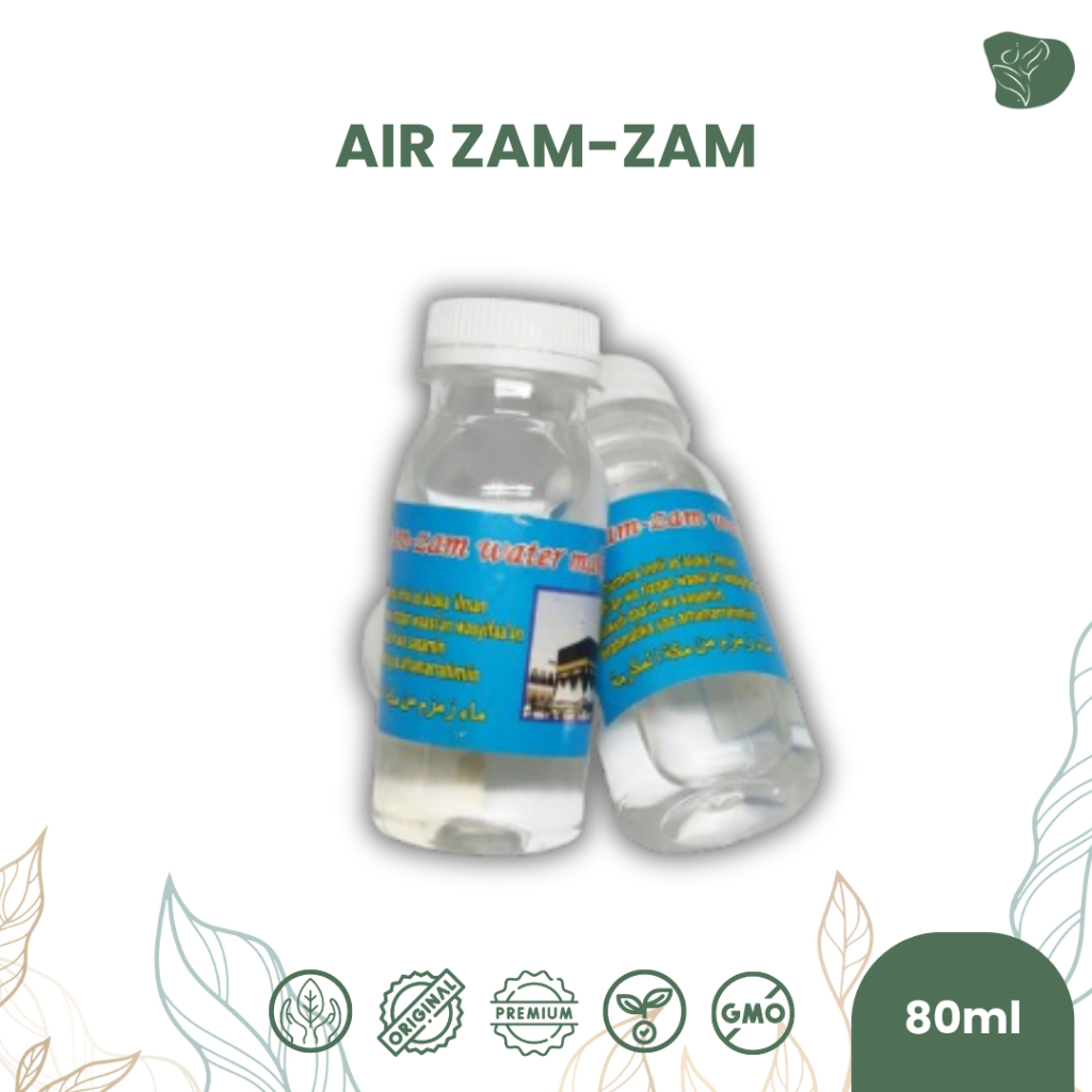 

Air Zam-Zam 100% ASLI bergaransi zamzam 80 ml asli arab saudi oleh oleh haji