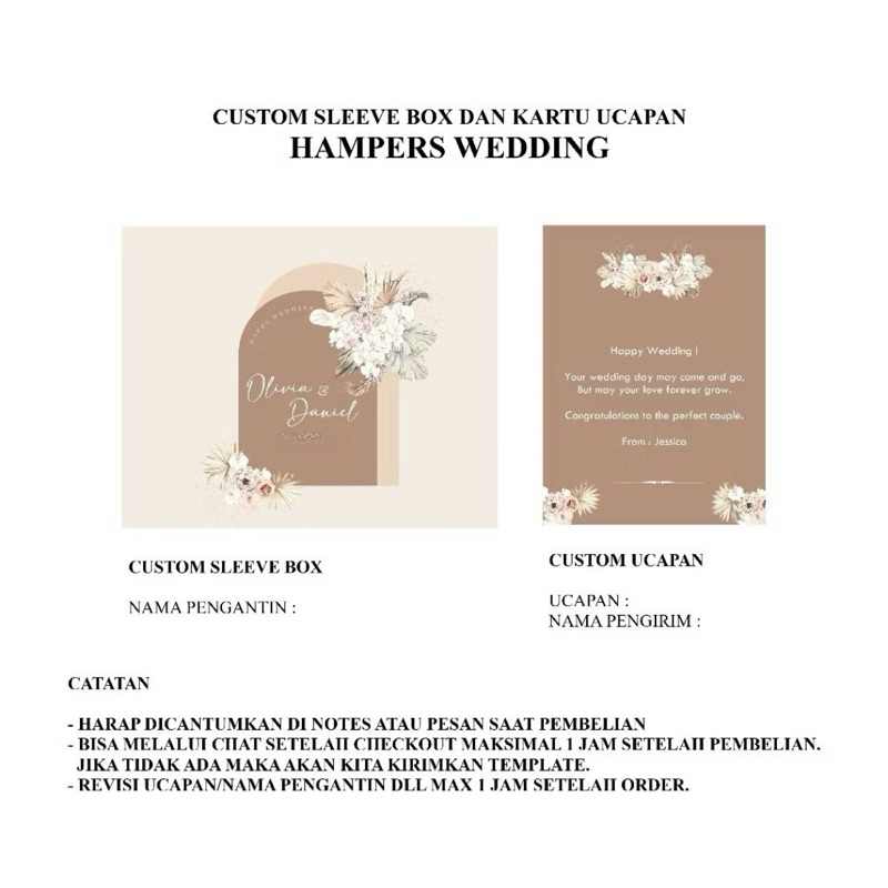 Hampers Handuk Couple Pasangan Gift Set Box Handuk Hampers Wedding Pernikahan Wedding Gift