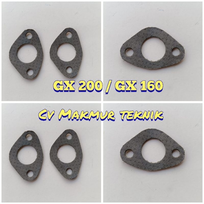Paking knalpot mesin Honda gx120 gx160 gx200 gx220