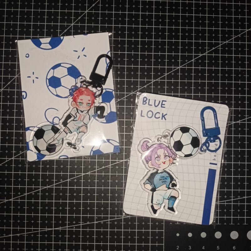 Keychain Itoshi Sae dan Reo Mikage by Boxedlamb