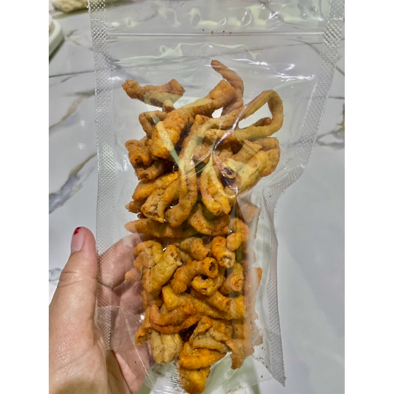 

Usus Ayam Crispy Pedas Daun Jeruk 100 gram