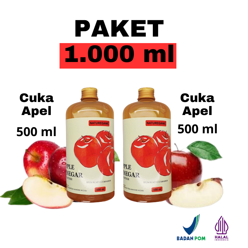 

AISARA Store25 Cuka Apel Cider Vinegar 500ml Original Organik Untuk Kesehatan Diet Detoks