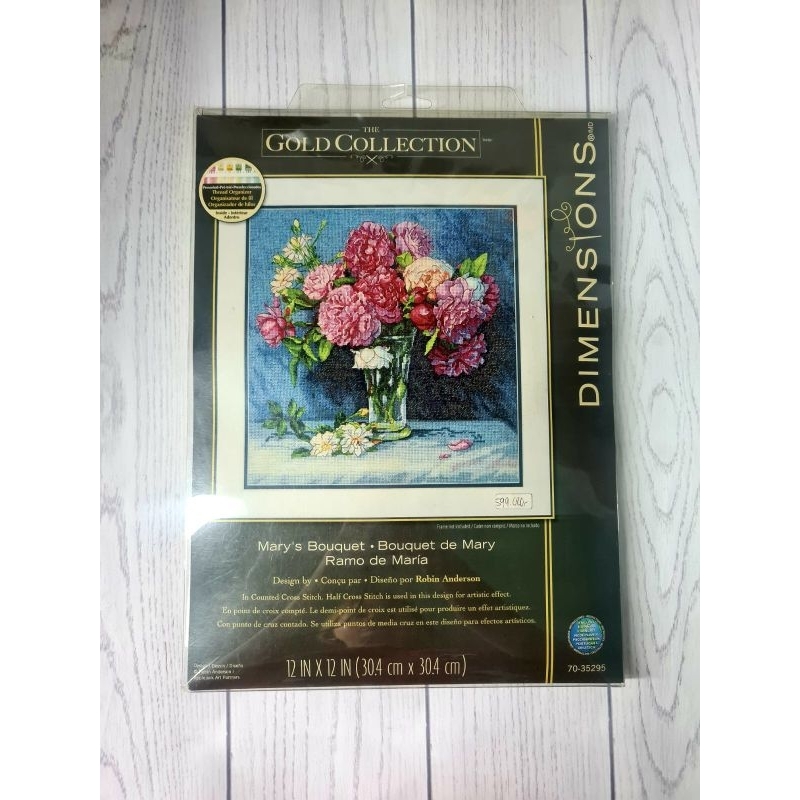 Paket/Kit Kristik/Cross Stitch Dimensions "Mary's Bouquet"