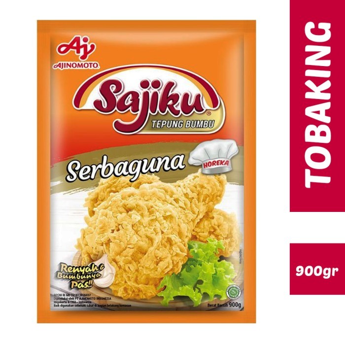 

Sajiku Tepung bumbu serbaguna 900gr Ajinomoto