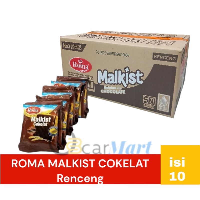 

ROMA MALKIST COKELAT Renceng isi 10 Orins