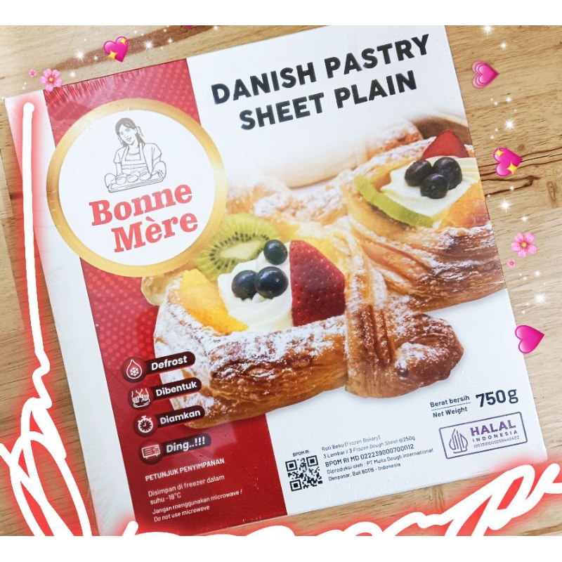 

DANISH PASTRY SHEET PLAIN 750GR BONNE MERE