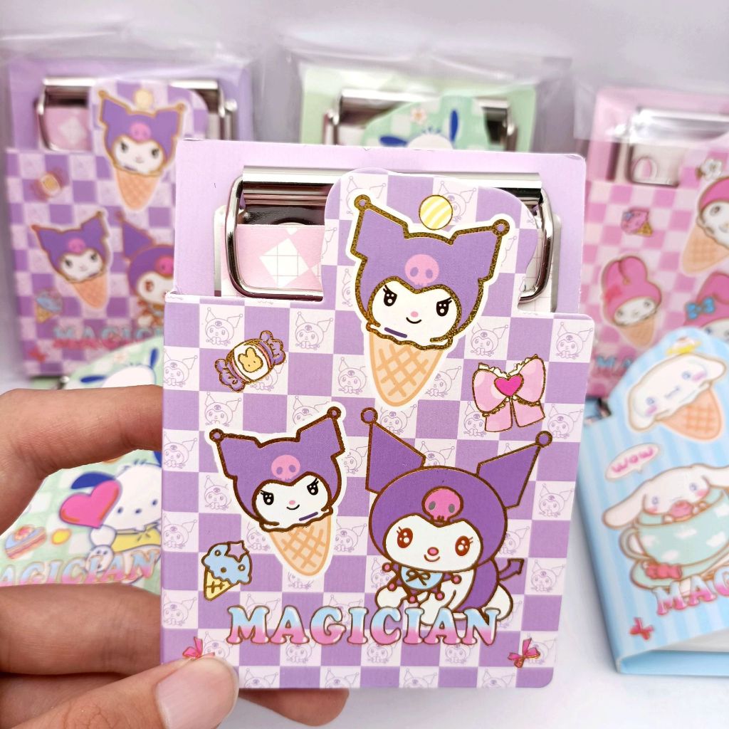 

MINI BOARD CLIP | MINI MEMO PAPAN SANRIO | MINI NOTEBOOK | POCKET DIARY | MINI DIARY | BUKU MEMO KECIL | STICKY NOTES | MINI NOTES | POMPOMPURIN | KUROMI | CINAMORROL | MELODY