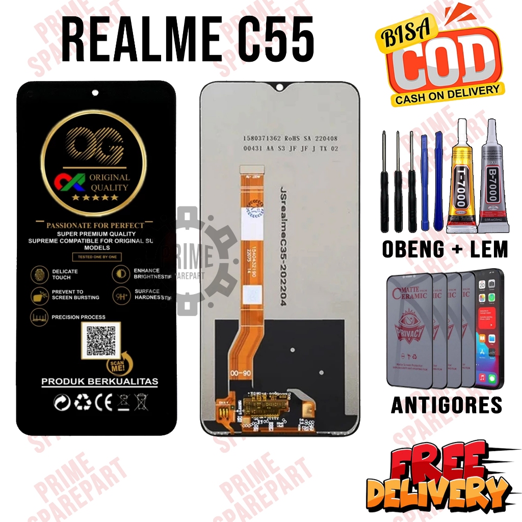 Lcd REALME C55 Original Oem Lcd Touchscreen REALME C55 Fullset