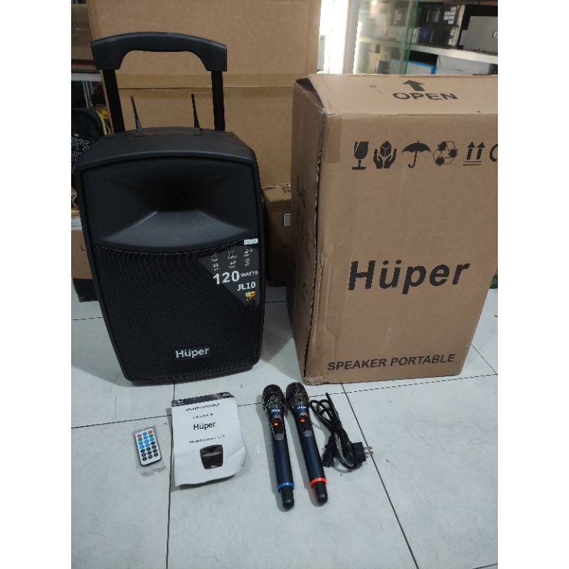 SPEAKER PORTABLE HUPER JL10 JL 10 JL-10 SPEAKER MEETING HUPER original