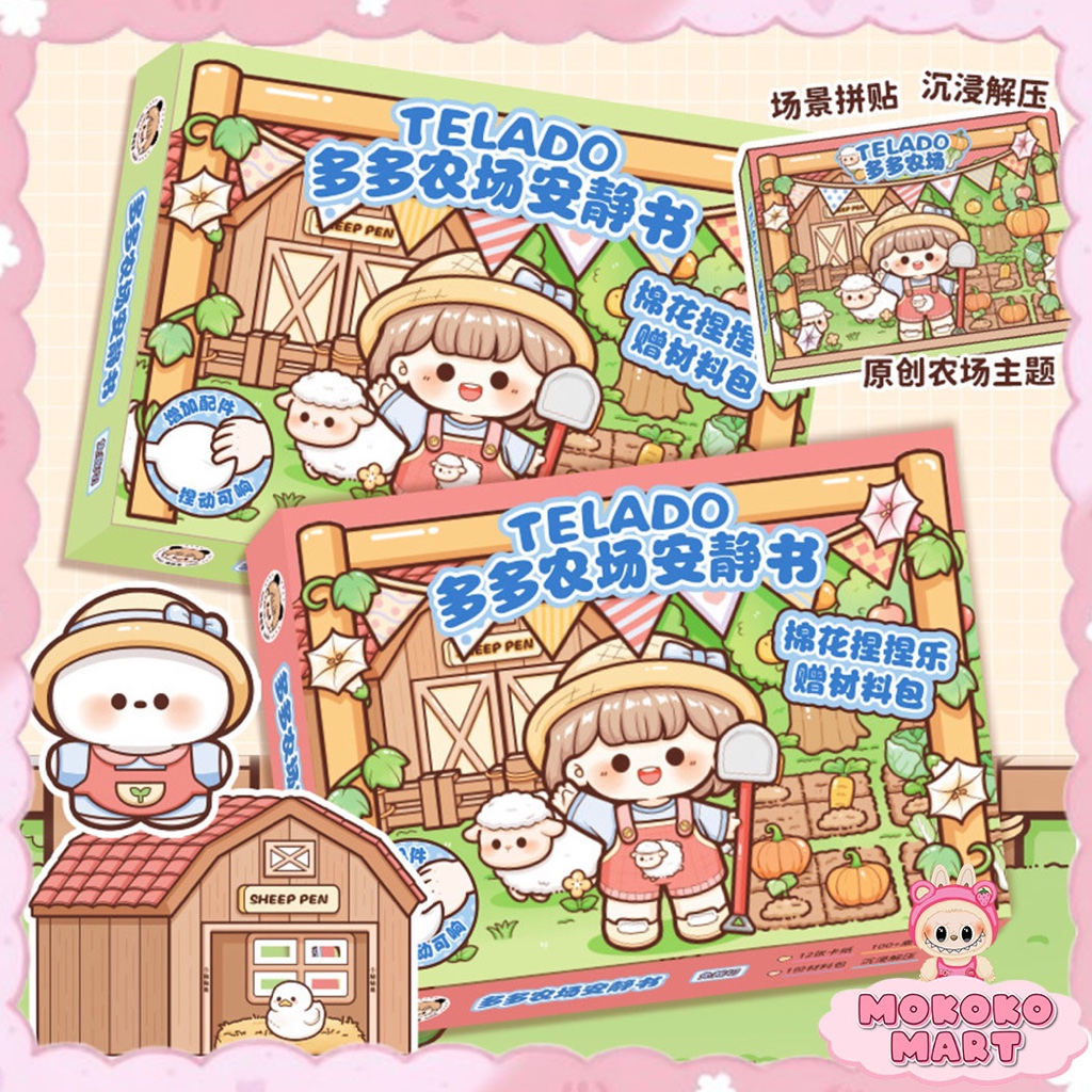 

MM Handmade Kerajinan Tangan Quite Book DIY Lucu Cartoon DIY handmade stiker Berganti pakaian TLD163