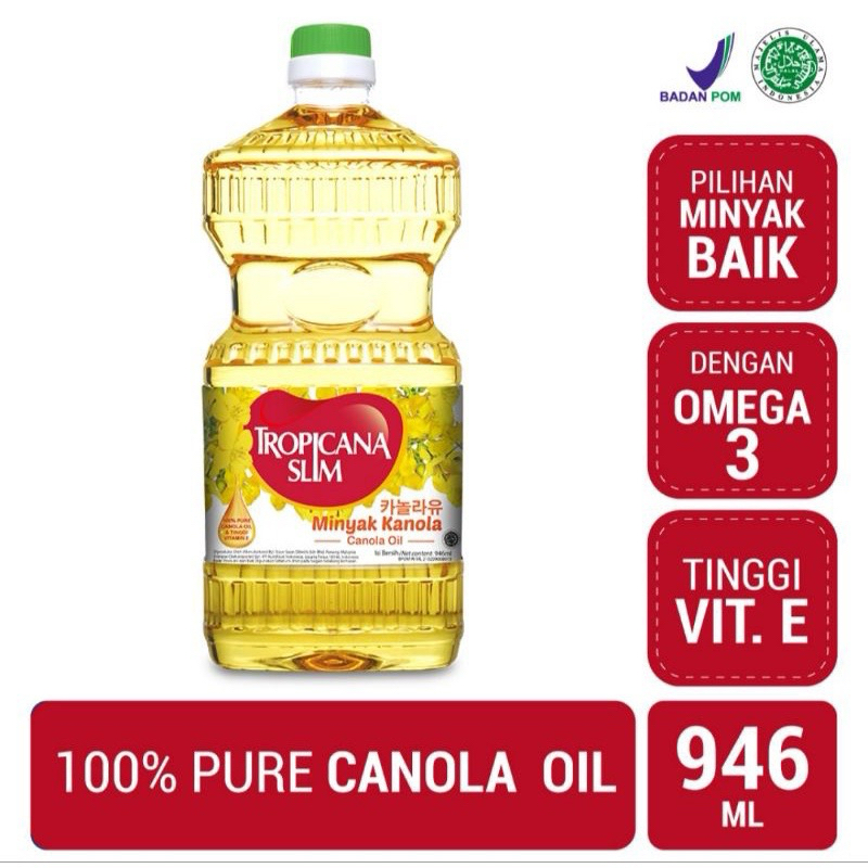 

Tropicana Slim Minyak Kanola 946ml