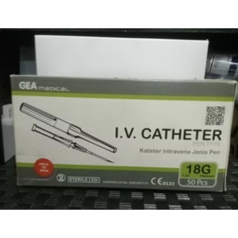 Gea iv cateter uk.18/20/22/24/26g / iv cateter gea box