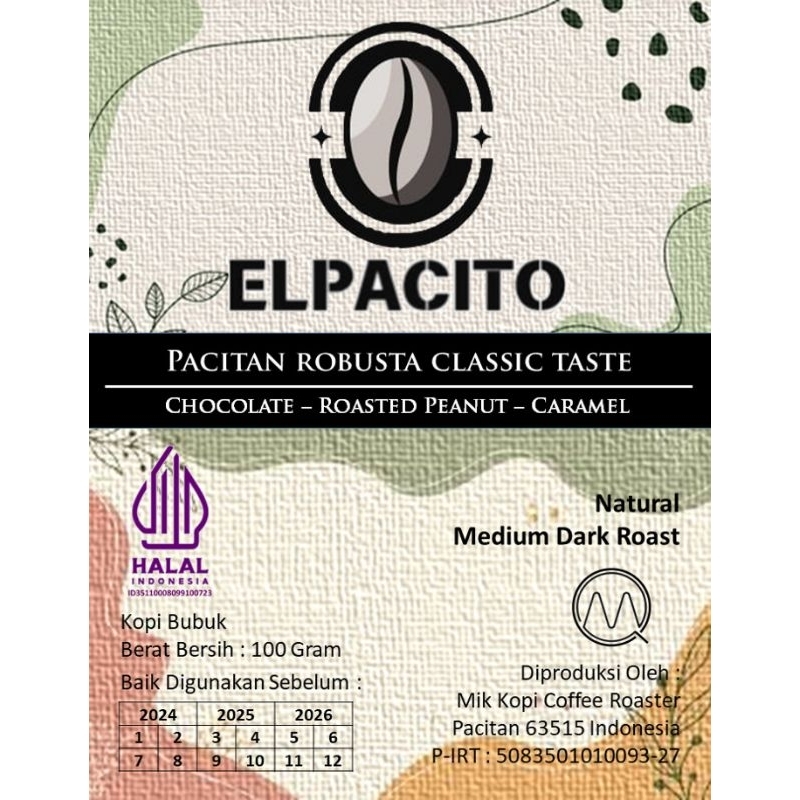 

Elpacito kopi robusta Pacitan