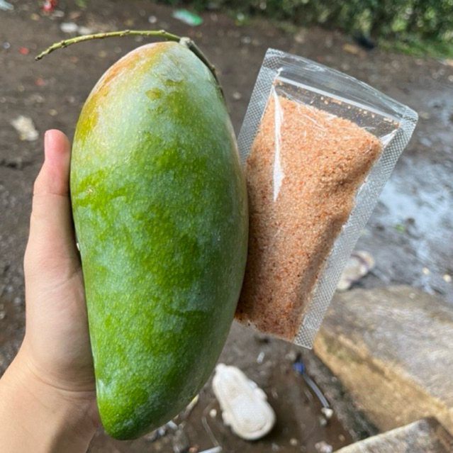 

mangga kianjoy+bumbu gorojog sitetehtetehcianjur