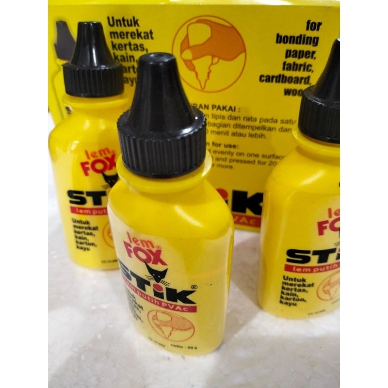 

LEM STICK 60gr merk FOX LEM KERTAS LEM KAYU