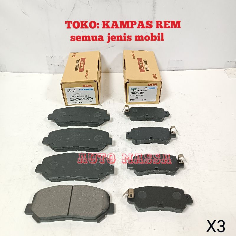 KAMPAS REM SET DEPAN BELAKANG MAZDA CX5 CX-5
