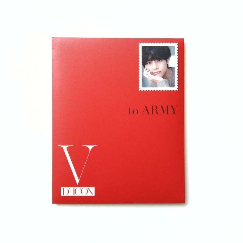 BTS V Taehyung Accordion Postcard Dicon 2020