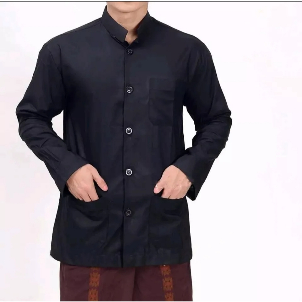 KOKO SEMI JAS KOKO ATASAN PRIA KOKO LENGAN PANJANG JUMBO S M L 8XL