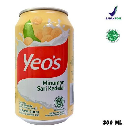 

Yeos Minuman Kaleng Sari Kedelai (Soy Bean) 300m