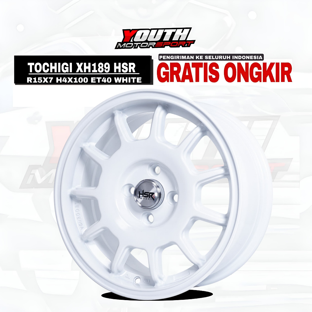 VELG R15 RALLY LOOK COCOK UNTUK BRIO,SIGRA,AGYA,CALYA,AYLA DLL