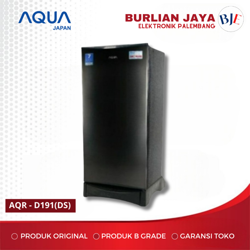 KULKAS AQUA AQR-D191(DS) B GRADE 1 PINTU KULKAS PALEMBANG B GRADE