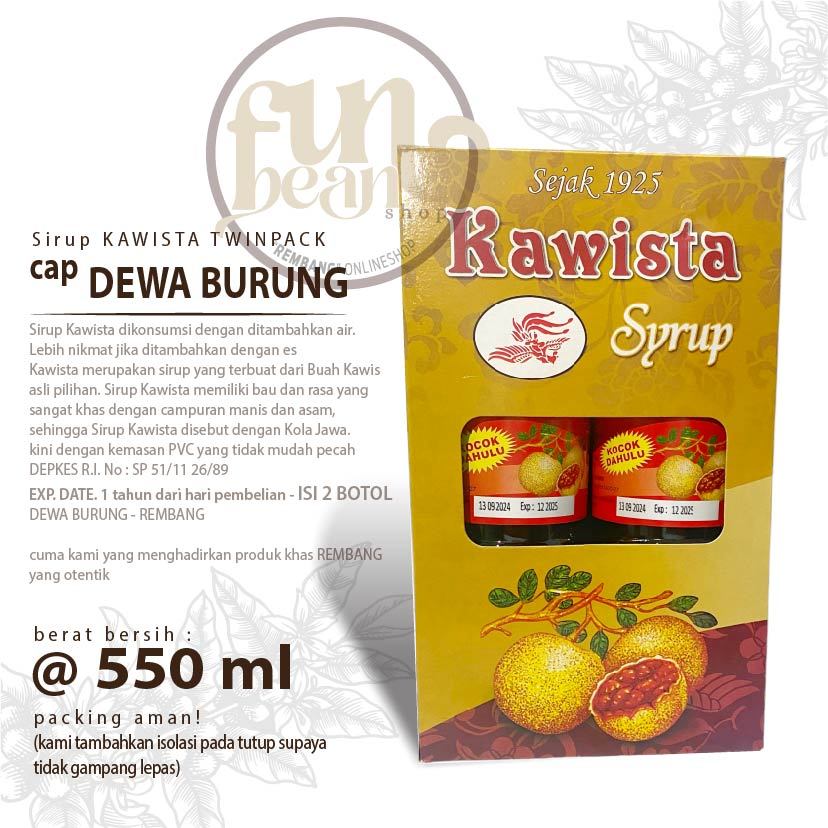 

sirup kawista cap dewa burung