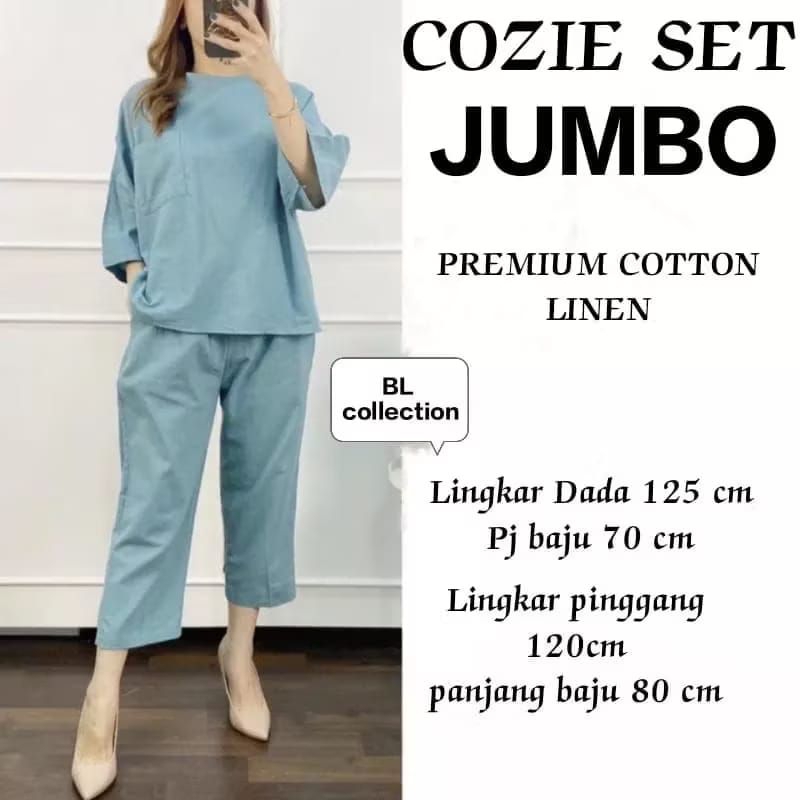 cozie Cesia oneset jumbo terbaru kekinian xxxl setelan