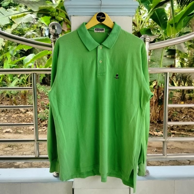 Long Sleeve / Polo Shirt / Vintage / Second / GIORDANO