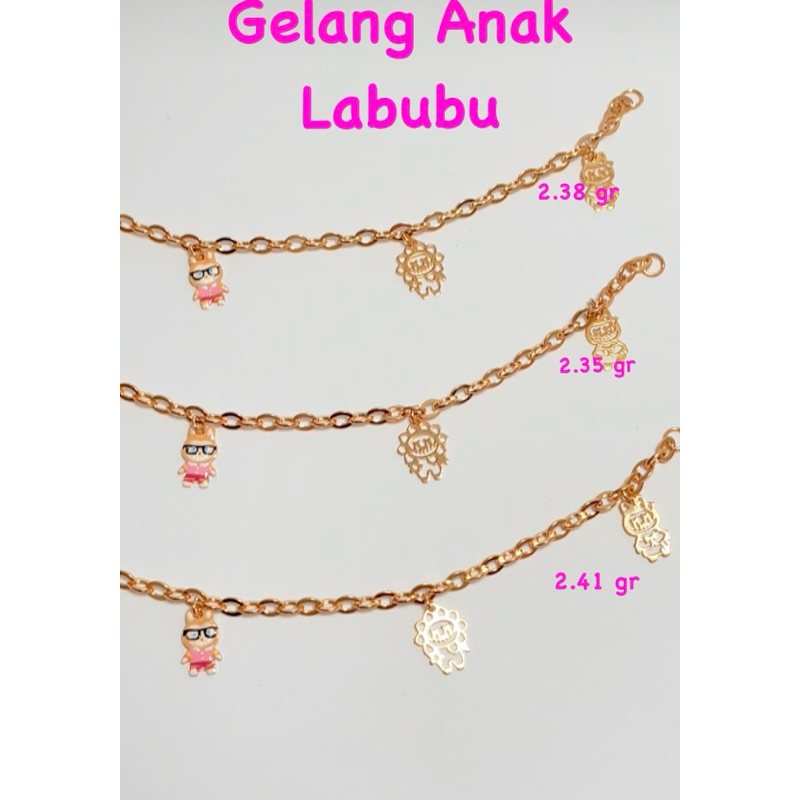 Gelang emas anak terbaru kadar 8k