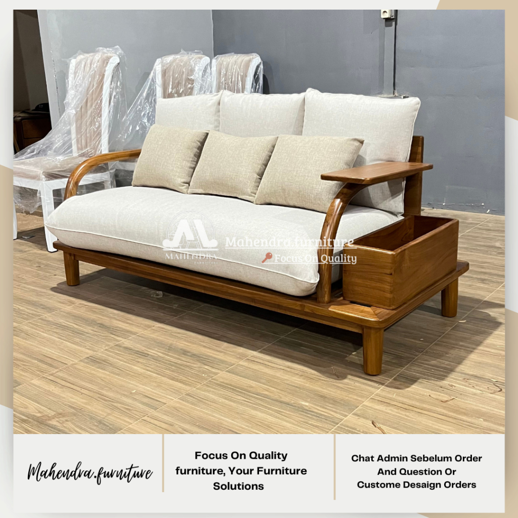 Kursi sofa 2 seateer minimalis scandinavian sofa TV modern minimalis sofa keluarga