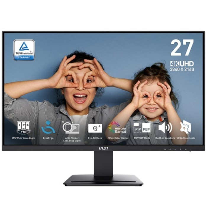Monitor MSI PRO MP273U IPS/UHD/60Hz/4ms/HDR/Wide Color Gamut/Speaker
