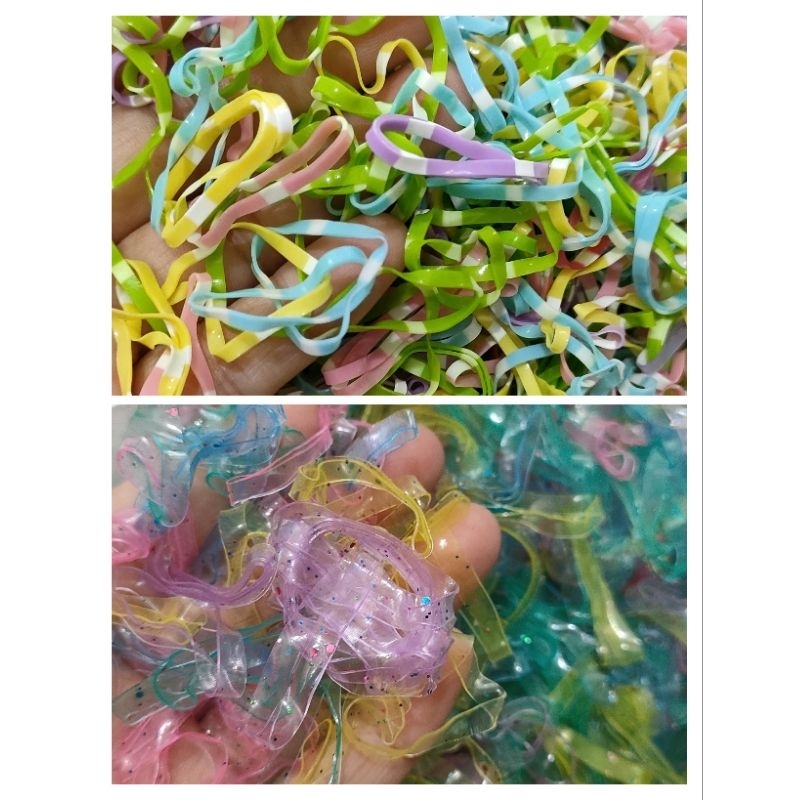 Karet Rambut Warna-Warni, Karet Rambut Kecil-kecil