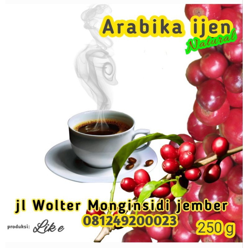 

kopi Arabika Ijen Natural