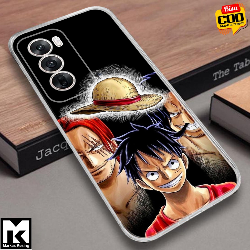 Softcase OPPO RENO 12 PRO 5G - Clear Case  MOTIF  ( OP ) - Anticrack - Case Bening - Softcase Hp - C