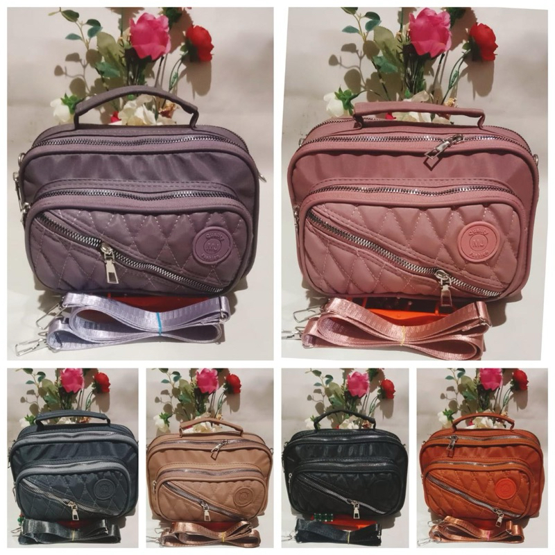 05|Tas Selempang Bahu Wanita Bordir 4 Ruang|Tas viral|Tas Kekinian