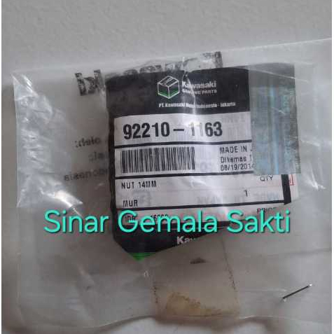 Mur Kruk As, Mur Kopling 14MM Kanan Kawasaki Kaze/BN-175 (92210-1163)