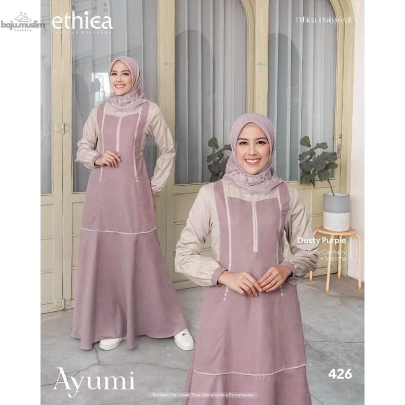 ETHICA GAMIS DEWASA AYUMI 426 WARNA D.VIOLET, D.PURPLE, D.PINK