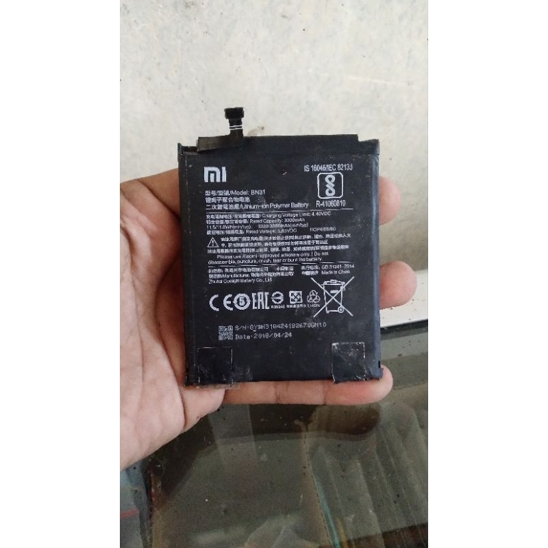 BATRE REDMI NOTE 5A NOTE 5 PRIME S2 MI A1 BN31 ORI COPOTAN