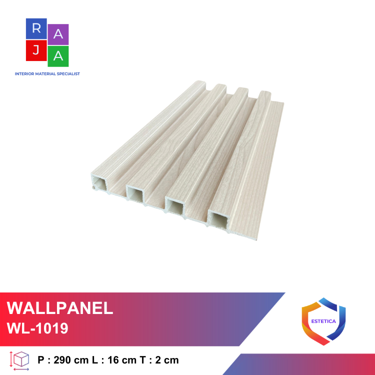 WPC Wood Wall Panel PVC Dekorasi Dinding Wallpanel WPC stiker dinding