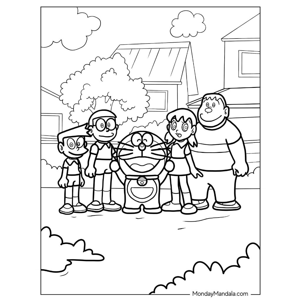 

COLORING PAGE / LEMBAR MEMWARNAI UNTUK ANAK PAUD SAMPAI DEWASA TEMA DORAEMON PART 2 TERMURAH