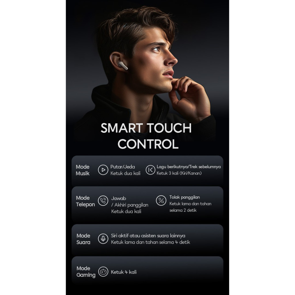 VIVAN LIBERTY TWS EARPHONE BLUETOOTH T100E