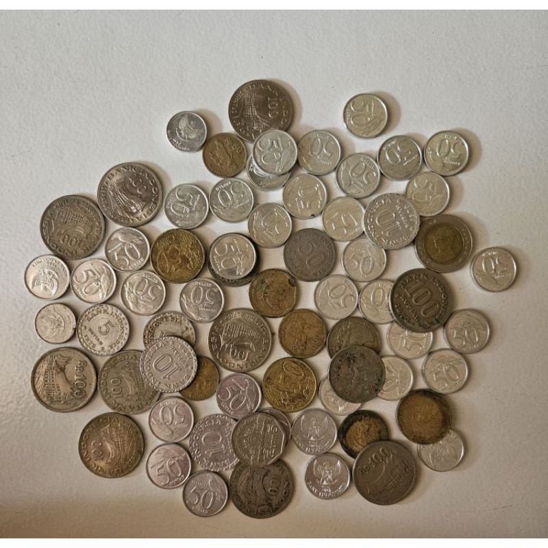 Koin jadul 50perak campur 1 paket