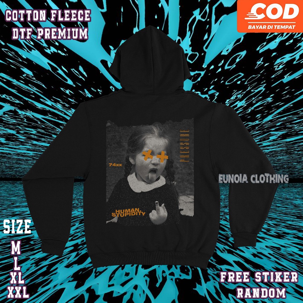 Jacket Hoodie Eunoia - Pressure | Hoodie Pullover ~ Free Sticker