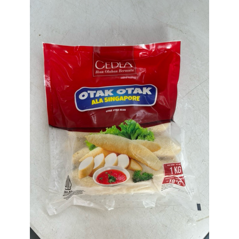 CEDEA OTAK OTAK SINGAPORE 1 KG (ISI 10 PCS) / OTAK OTAK JUMBO / OTAK SINGAPORE