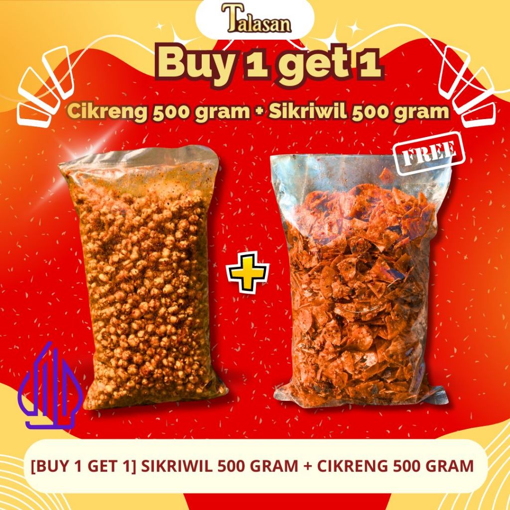 

[ BUY 1 GET 1 FREE ] SIKRIWIL 500 GRAM + CIKRENG 500 GRAM