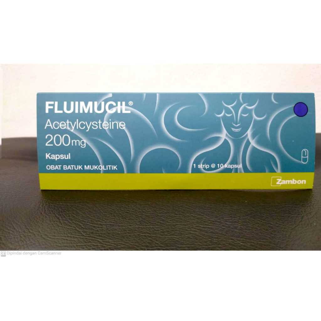 Fluimucil kaplet 200g/ obat batuk