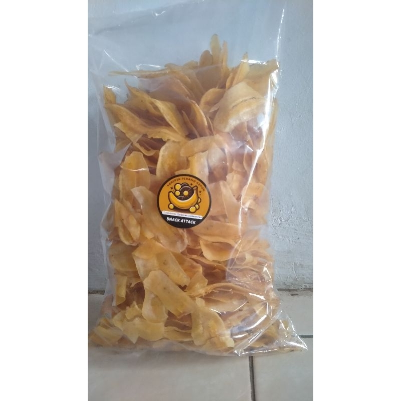 

SNACK ATTACK KAJEN - CEMILAN KERIPIK PISANG KEPOK ORIGINAL ASIN GURIH/MANIS