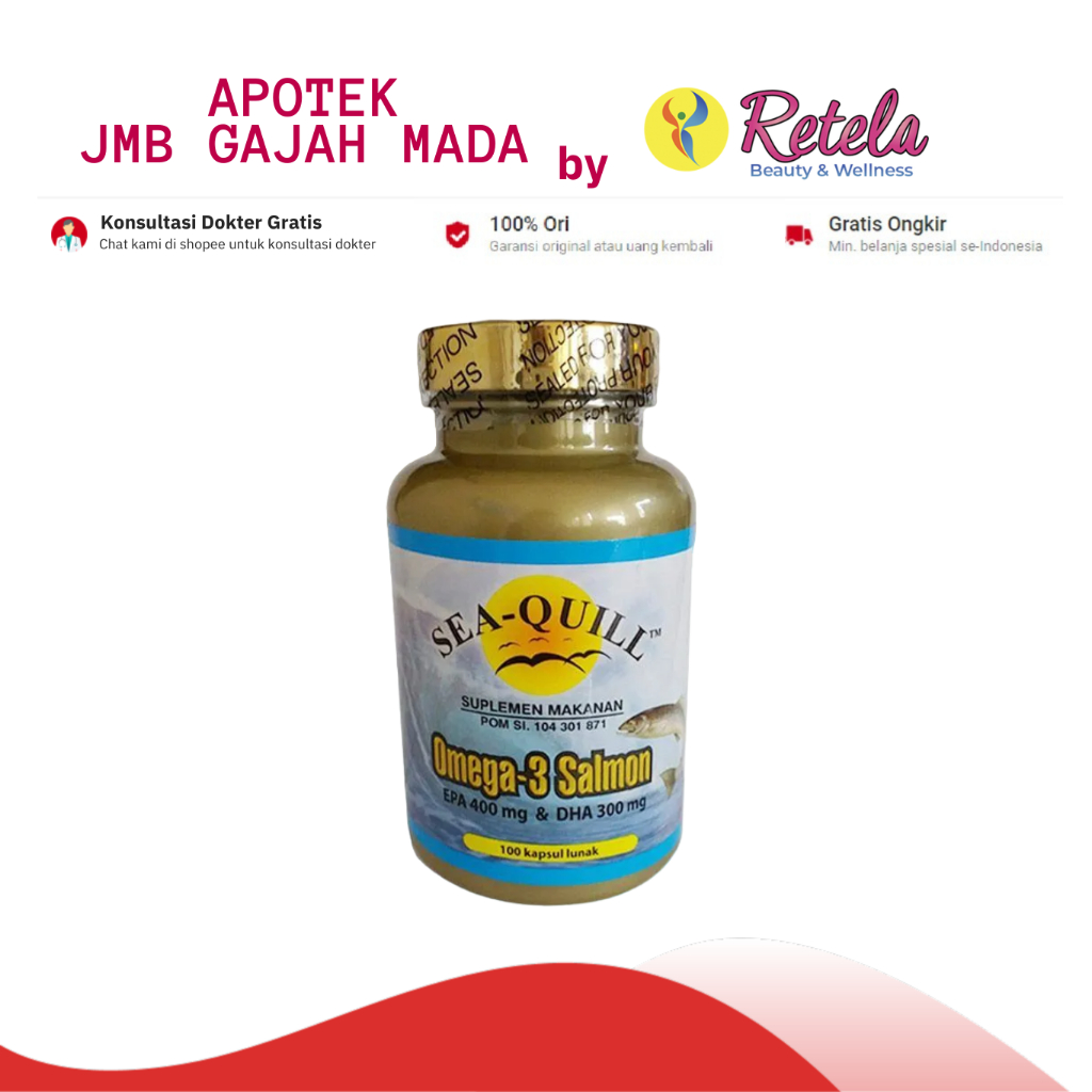 Sea Quill Omega 3 Salmon 100