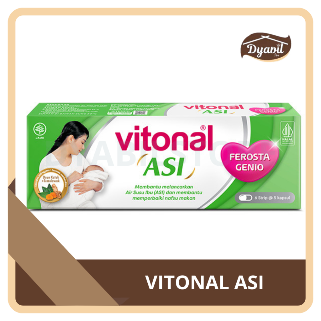 VITONAL ASI PELANCAR ASI | ASI BOOSTER TERAMPUH MENINGKATKAN ASI