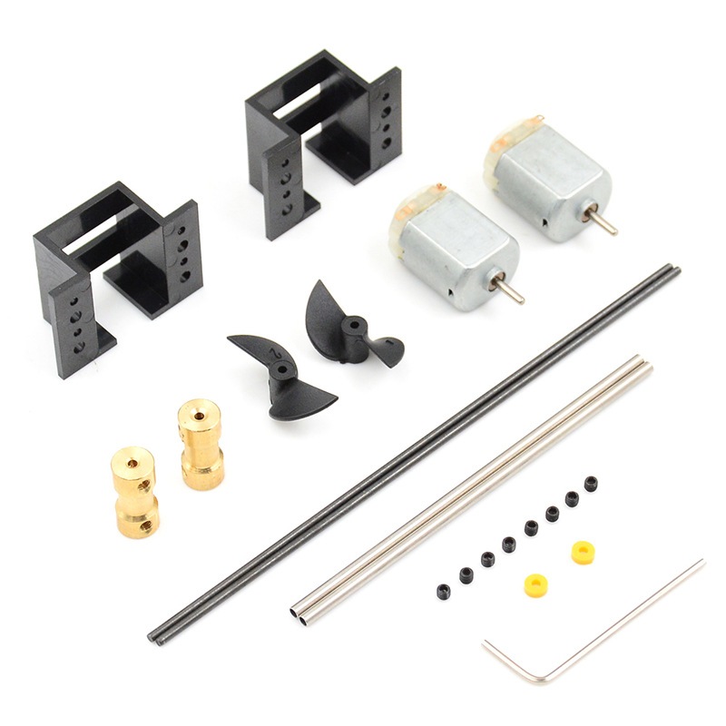 Rc boat part motor shaft propeller blade  mini boat